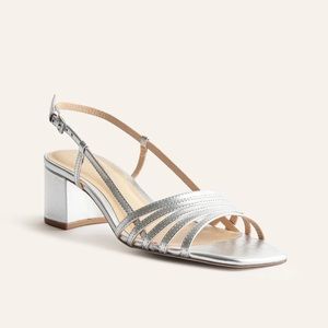 Reformation Eleonora Sling Back Block Heel Sandal